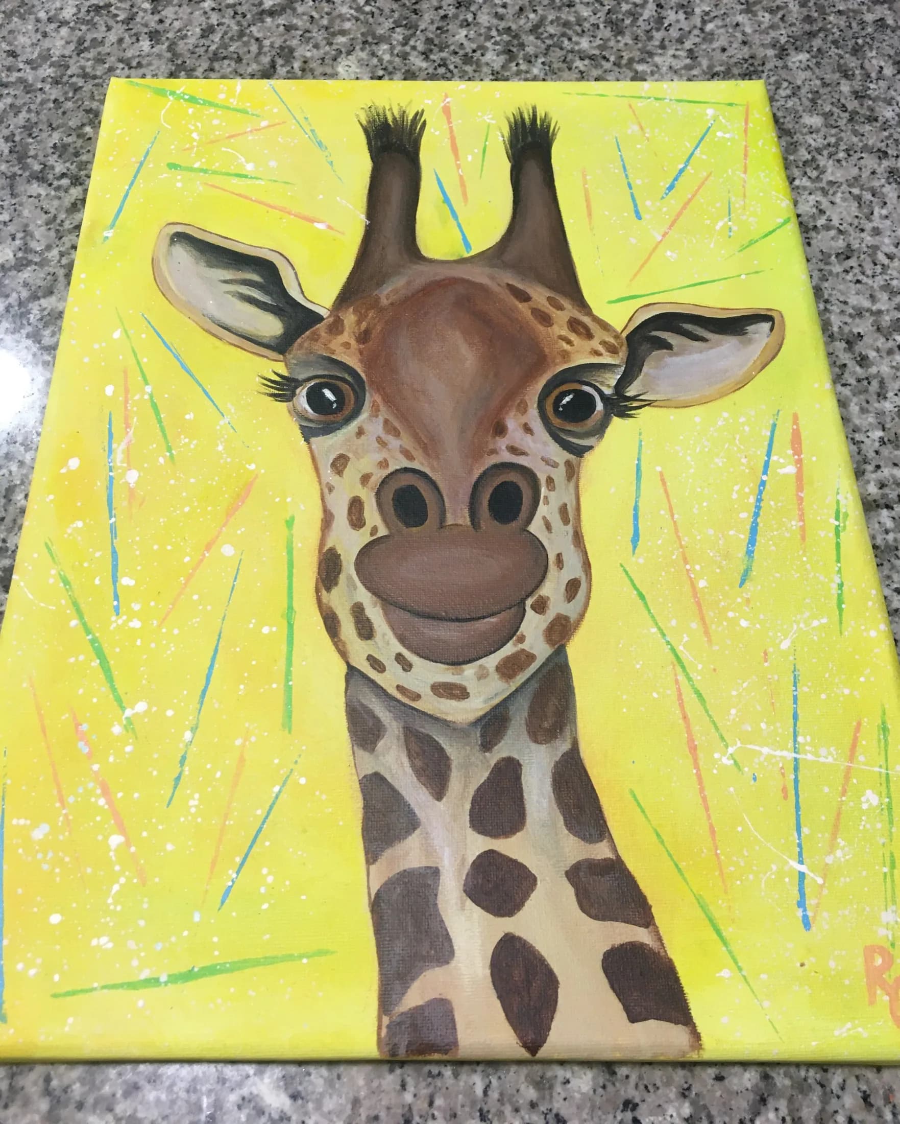 The Giraffe Acrylic 2020
